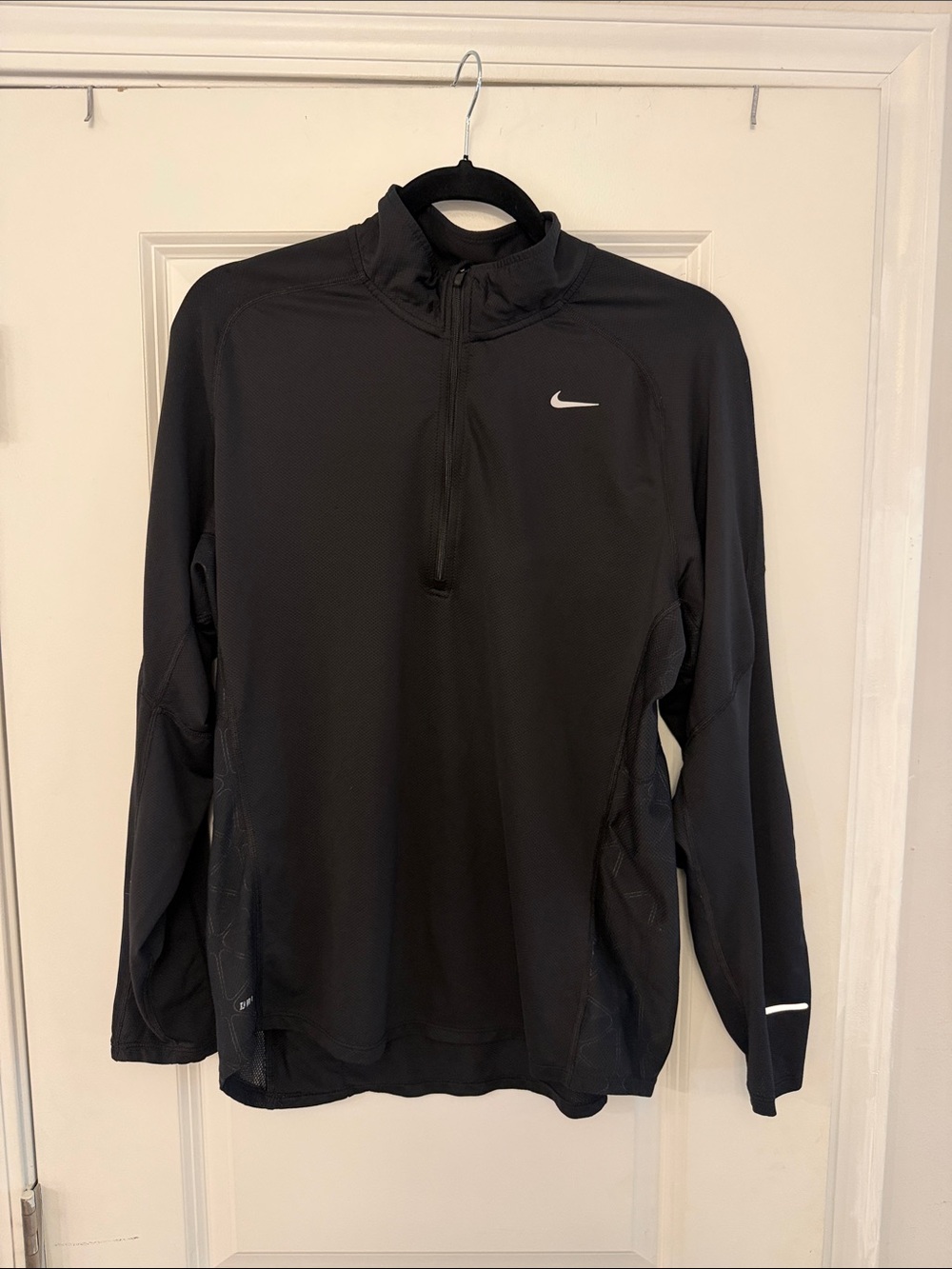 Nike Men’s Black Quarter-Zip Performance Jacket